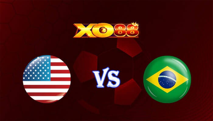XO88 Nhận định soi kèo Mỹ vs Brazil 06h00 ngày 13/06/2024 Giao Hữu Quốc Tế