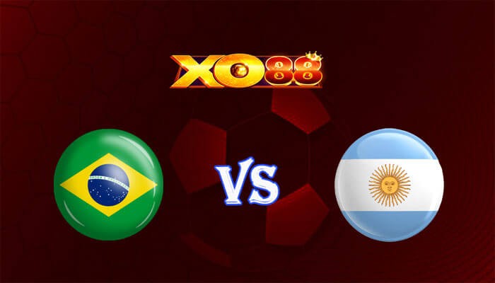 XO88 Nhận định soi kèo Brazil vs Argentina 07h30 ngày 22/11/2023 Vòng loại World Cup 2026